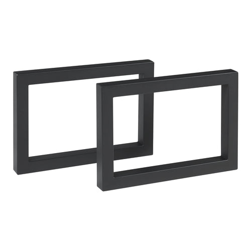 Struttura per tavolo set da 2 Lunderskov 35x50cm nero [en.casa] - premiumXL