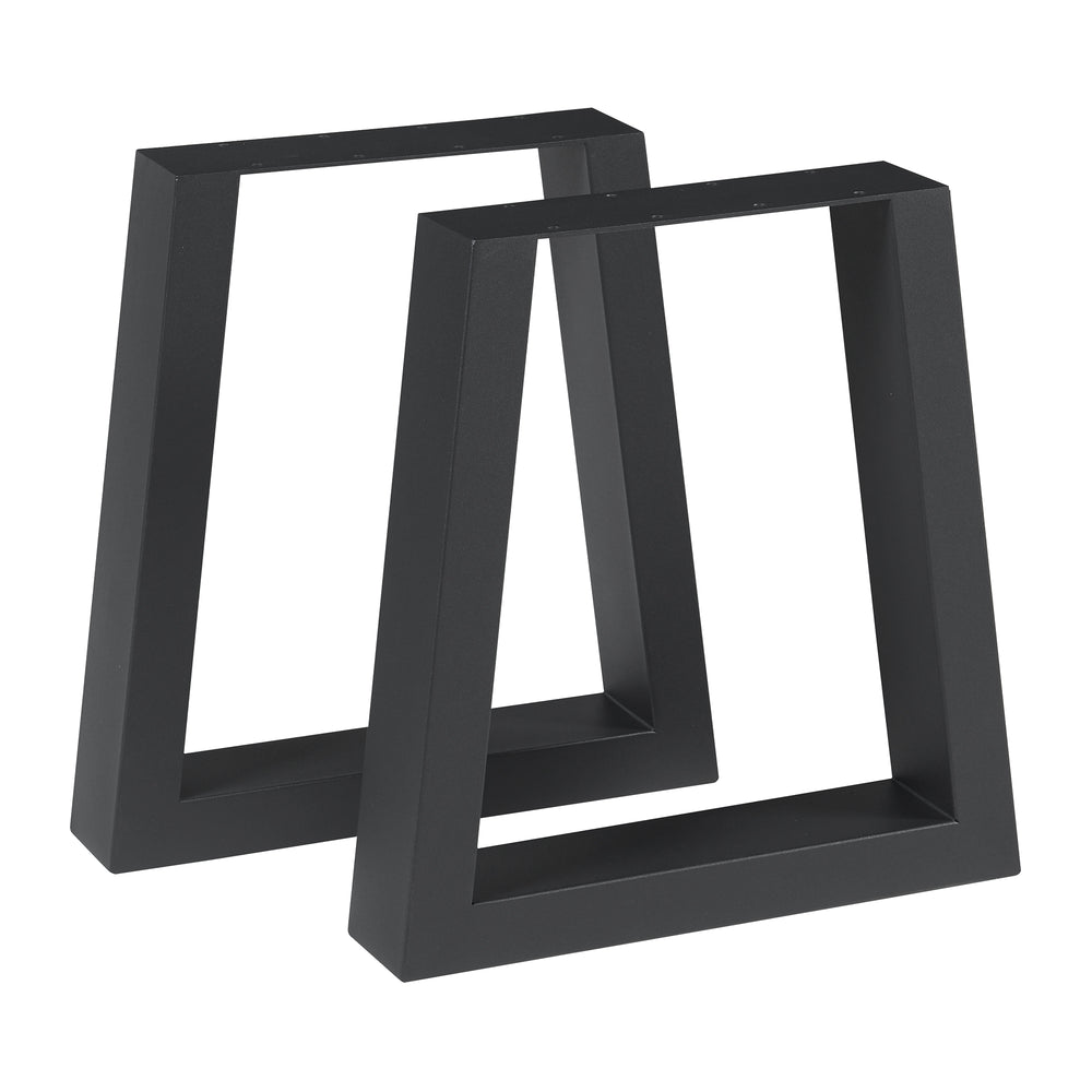 Piètement de table lot de 2 Marstal 42x40cm noir [en.casa] - premiumXL