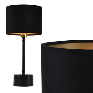 Lampe de Bureau Deventer Métal Flanelle E14 39 cm Plusieurs Couleurs [lux.pro]