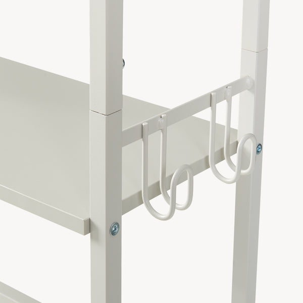 Scaffale Sopra WC Ljukhobro a 3 Ripiani Mensola da Bagno 164 x 64 x 20 cm [en.casa]
