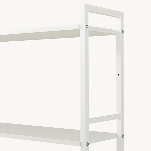 Scaffale Sopra WC Ljukhobro a 3 Ripiani Mensola da Bagno 164 x 64 x 20 cm [en.casa]