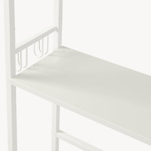Scaffale Sopra WC Ljukhobro a 3 Ripiani Mensola da Bagno 164 x 64 x 20 cm [en.casa]