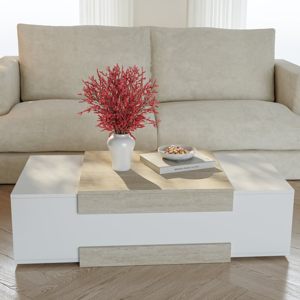 Table basse Eljak 110 x 57 x 31 cm [en.casa] 