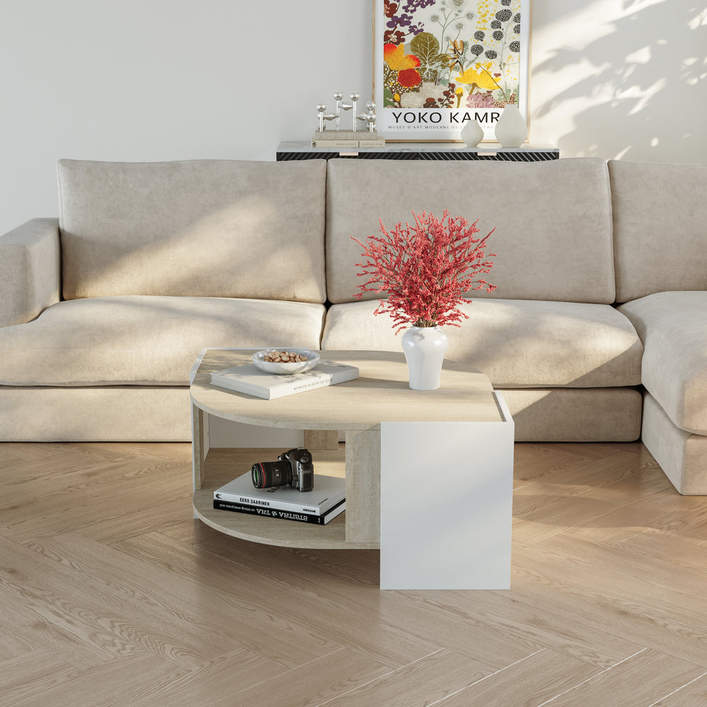 Table basse Klipsari 75 x 75 x 40 cm [en.casa]