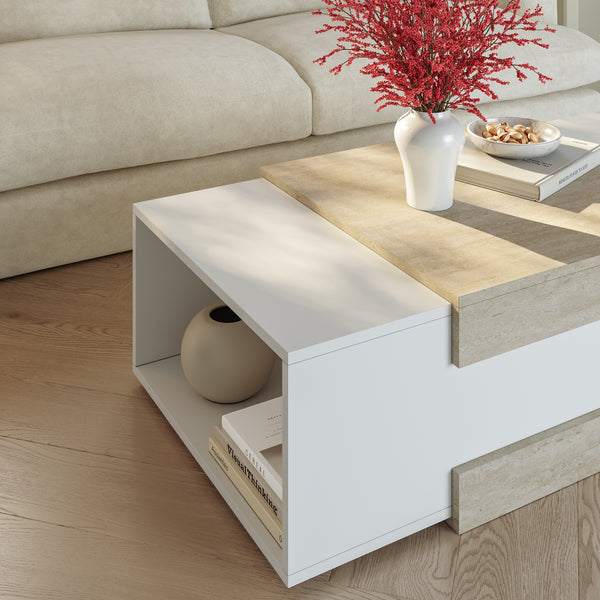 Table basse Eljak 110 x 57 x 31 cm [en.casa] 