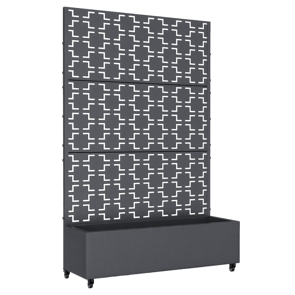 Trennwand Aaskis mit Blumenkasten [casa.pro]