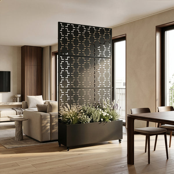 Trennwand Aaskis mit Blumenkasten [casa.pro]