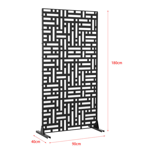 Cloison de séparation Bernalda pour extérieur et intérieur acier galvanisé casa.pro