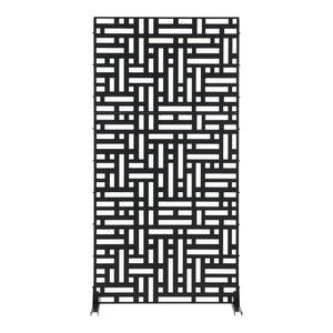 Cloison de séparation Bernalda pour extérieur et intérieur acier galvanisé casa.pro