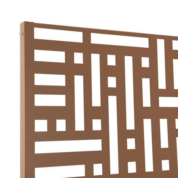 Jardinière brise-vue Bernalda acier 190 x 82 x 38 cm casa.pro