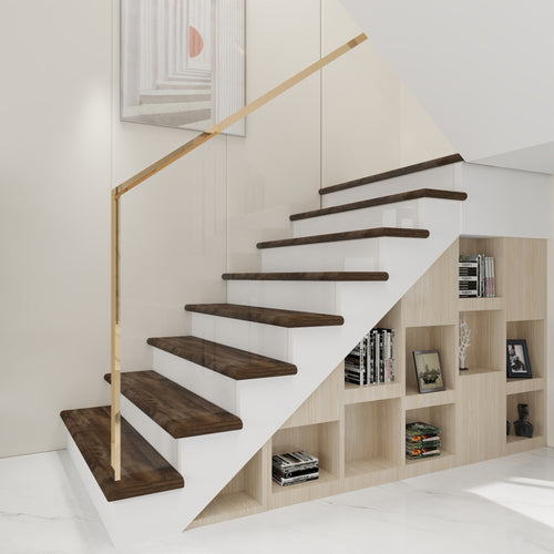 Set di Profili Bunschoten Coprigradini Arrotondati in PVC 120 x 32 x 4,6 cm NEU.HOLZ
