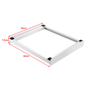 Kit de Superposition pour Lave-Linge Sèche-Linge Standard 60 cm Capacité 100 kg Blanc [en.casa]