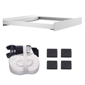 Kit de Superposition pour Lave-Linge Sèche-Linge Standard 60 cm Capacité 100 kg Blanc [en.casa]
