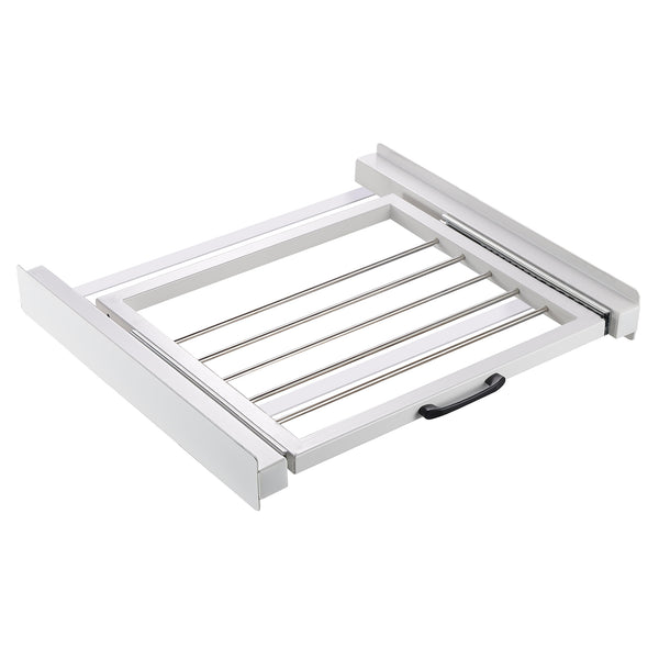 Kit de Superposition pour Lave-Linge Sèche-Linge Standard 60 cm Capacité 100 kg Blanc [en.casa]