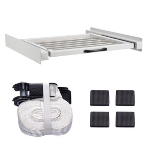 Kit de Superposition pour Lave-Linge Sèche-Linge Standard 60 cm Capacité 100 kg Blanc [en.casa]
