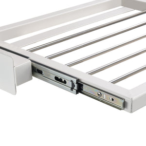 Kit de Superposition pour Lave-Linge Sèche-Linge Standard 60 cm Capacité 100 kg Blanc [en.casa]