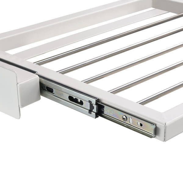 Kit de Superposition pour Lave-Linge Sèche-Linge Standard 60 cm Capacité 100 kg Blanc [en.casa]