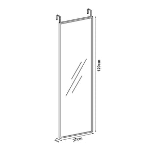 Miroir de porte Lesina 120 x 37 x 2 cm [en.casa]