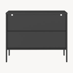 Armadietto con Vetrina Borshavisa Credenza con Ante in Vetro [en.casa] 