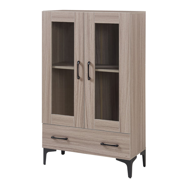 Armadio a Vetrata Søndersø Credenza con Vetrina - Vari Colori [en.casa] 