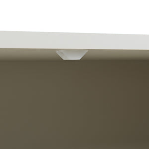 Credenza Susa con Vetrina e 2 Cassetti [en.casa]