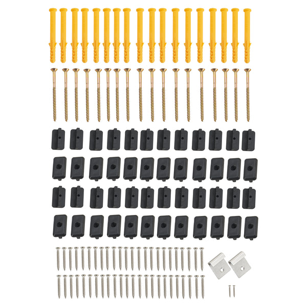 Set Completo 'Deilingen' per Pavimento Antiscivolo da Esterno, Listoni in WPC - Vari Colori e Confezioni [neu.holz]