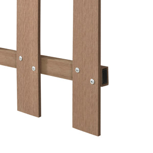 Gartenzaun Elda WPC 200x60 cm in versch. Farben neu.holz
