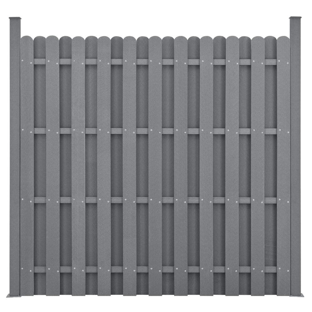Clôture de jardin WPC 185x193 cm [neu.holz] - premiumXL