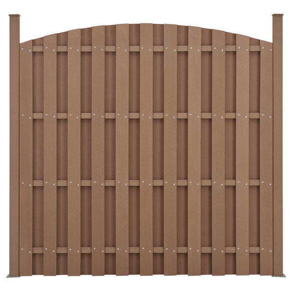WPC Gartenzaun mit Rundbogen [neu.holz]