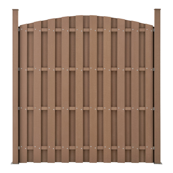 WPC Gartenzaun mit Rundbogen [neu.holz]