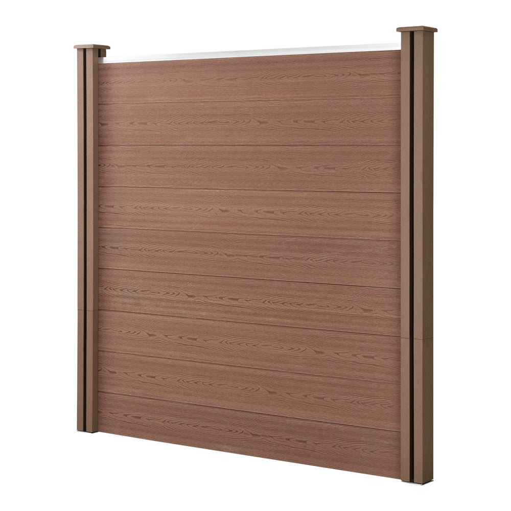 Clôture de jardin Getafe WPC avec poteaux diff. couleurs neu.holz - premiumXL