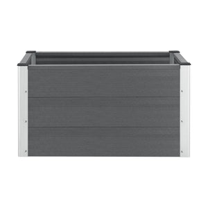 [neu.holz] Fioriera WPC Legno Composito 100 x 50 x 50 cm Portafiori