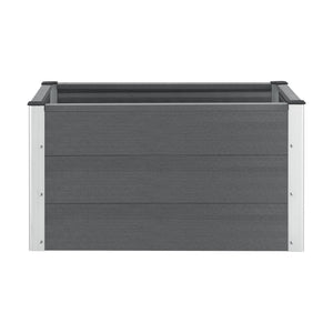 [neu.holz] Fioriera WPC Legno Composito 100 x 50 x 50 cm Portafiori