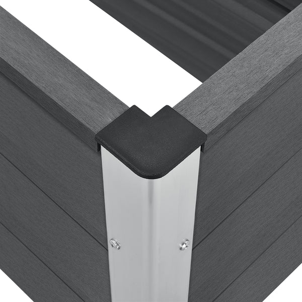 [neu.holz] Fioriera WPC Legno Composito 100 x 50 x 50 cm Portafiori