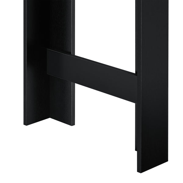 Bartisch Kouvola mit 3 Fächern 110x50x103 cm in versch. Farben [en.casa]