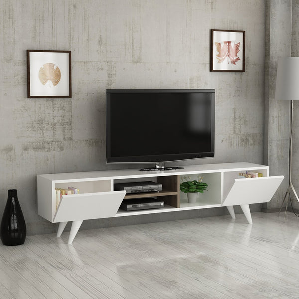 Meuble TV Assens à 2 portes 40 x 160 x 31 cm [en.casa]
