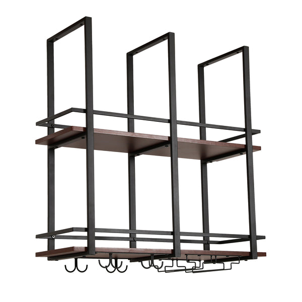 Portabottiglie Sospeso da Soffitto Hubro [en.casa]