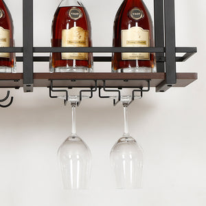 Portabottiglie Sospeso da Soffitto Hubro [en.casa]