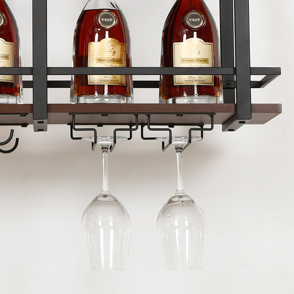 Portabottiglie Sospeso da Soffitto Hubro [en.casa]