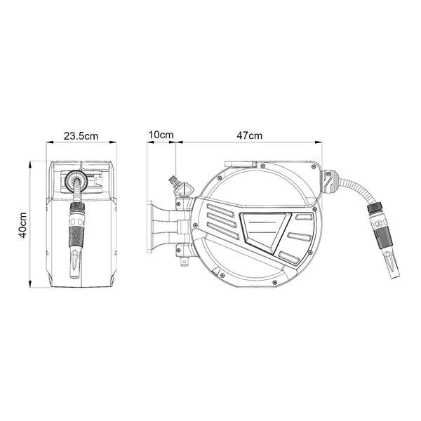 Avvolgitubo da Parete Amersfoort per Irrigazione pro.tec 