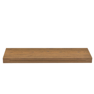 [en.casa] Étagère murale avec porte-clé Accroche clé Étagère à clé 80 x 23,5 x 5 cm MDF avec folie de PVC