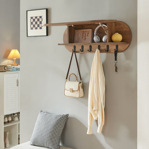 Wandgarderobe Vilkön mit Ablagefach [en.casa]
