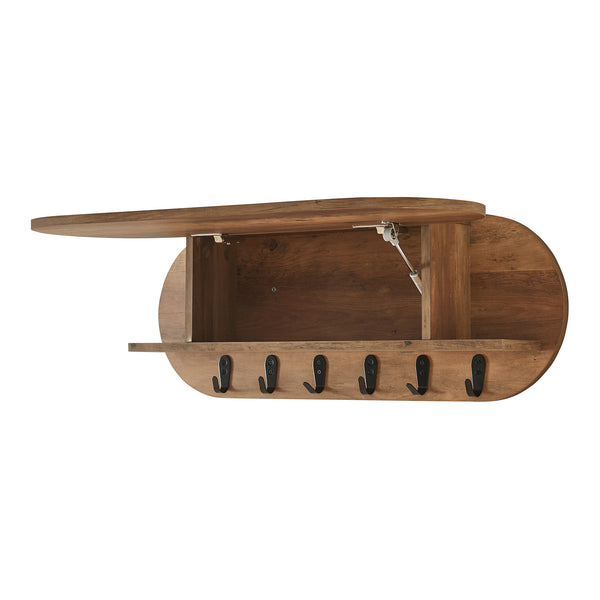 Wandgarderobe Vilkön mit Ablagefach [en.casa]