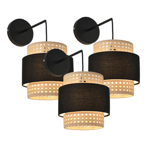 Applique murale Southampton E14 noir beige lux.pro