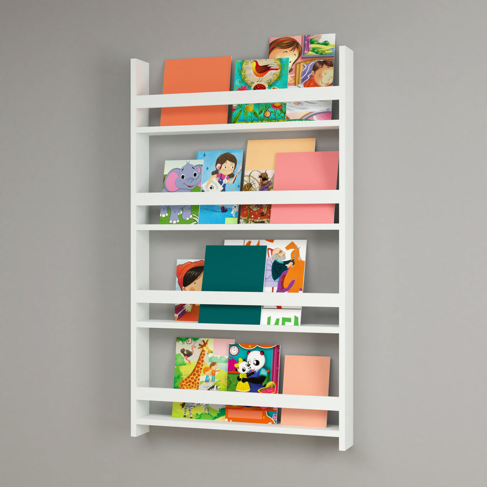 Étagère pour enfants Sotenäs 120x74x10cm blanc [en.casa] - premiumXL