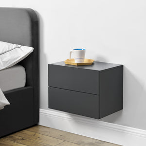 Comodino sospeso Ampfing con 2 cassetti in diversi colori [en.casa] - premiumXL