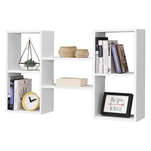 Mensola da parete Lillesand con 5 ripiani 101x18x60 cm bianco [en.casa] - premiumXL