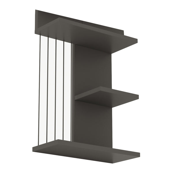 Étagère murale Båstad à 3 niveaux panneau de particules 40 x 19 x 60 cm [en.casa]