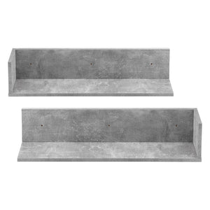 Wandregal Elverum 75 x 16,5 x 16,5 cm 2er Set versch. Farben en.casa