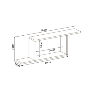 Wandregal Hagfors 70x15x30 cm [en.casa]